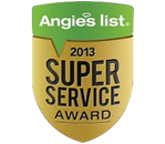 Ford's Plumbing and Heating 2013 Angies List Super Service Award